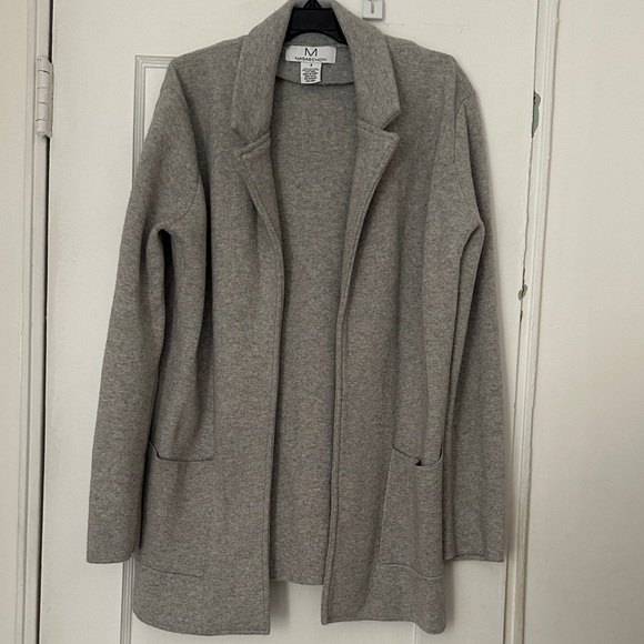 Magaschoni Jackets & Blazers - Magaschoni Gray Women's Jacket -Preloved